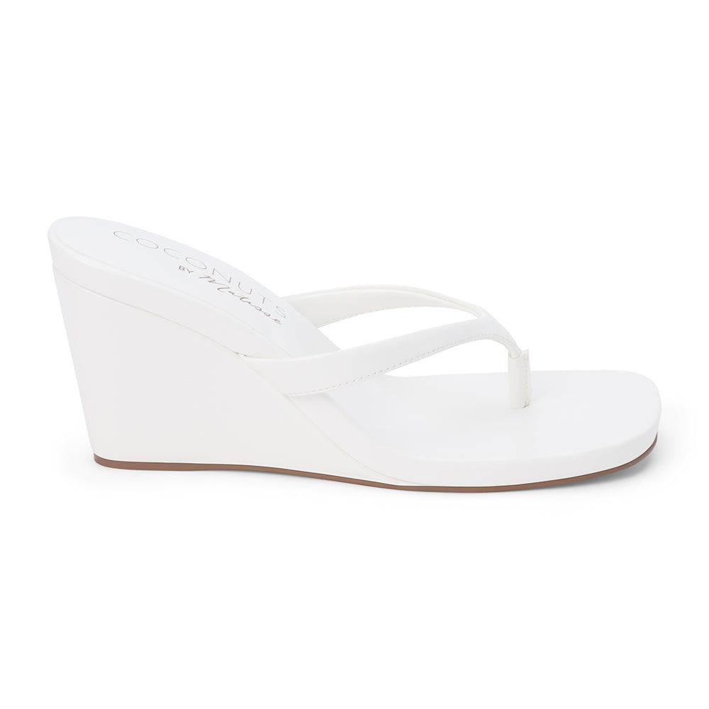White Murphy wedge sandal Matisse Footwear Online