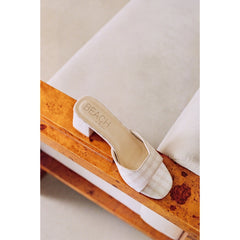 Natural Check Birdie heeled sandal Matisse Footwear For Sale