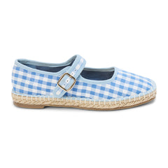 Blue Gingham Meg mary jane flat Matisse Footwear New