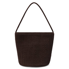 Chocolate Vancouver woven bucket bag Matisse Footwear Outlet