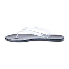 Clear/Black Olsen flip flop sandal Matisse Footwear US