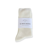 White Le bon shoppe crisp step socks Matisse Footwear Sale