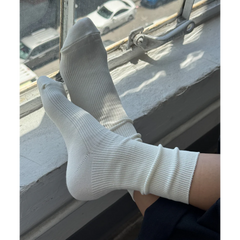 White Le bon shoppe crisp step socks Matisse Footwear Sale