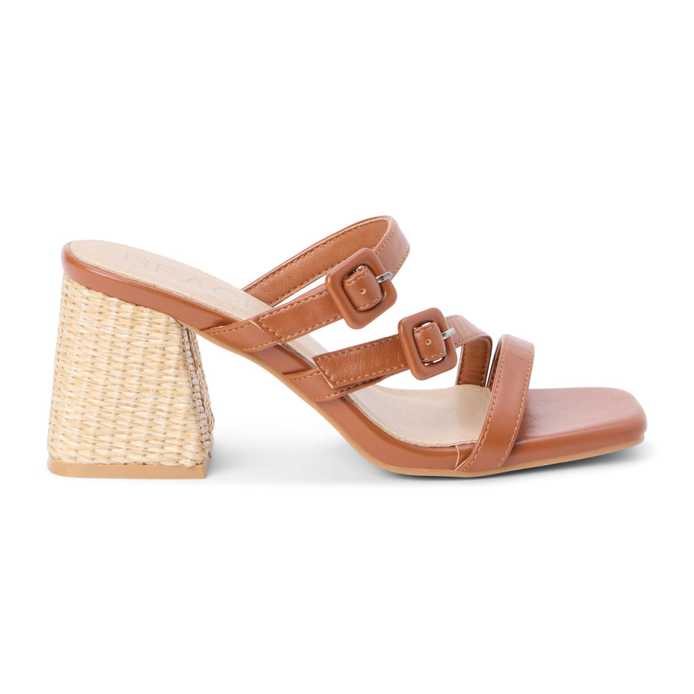 Cognac Luau heeled sandal Matisse Footwear For Sale