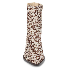 White/Brown Cow Hair Caty ankle boot Matisse Footwear On Sale