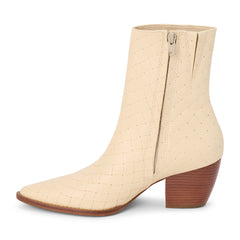 Cream Weave Caty ankle boot Matisse Footwear Online