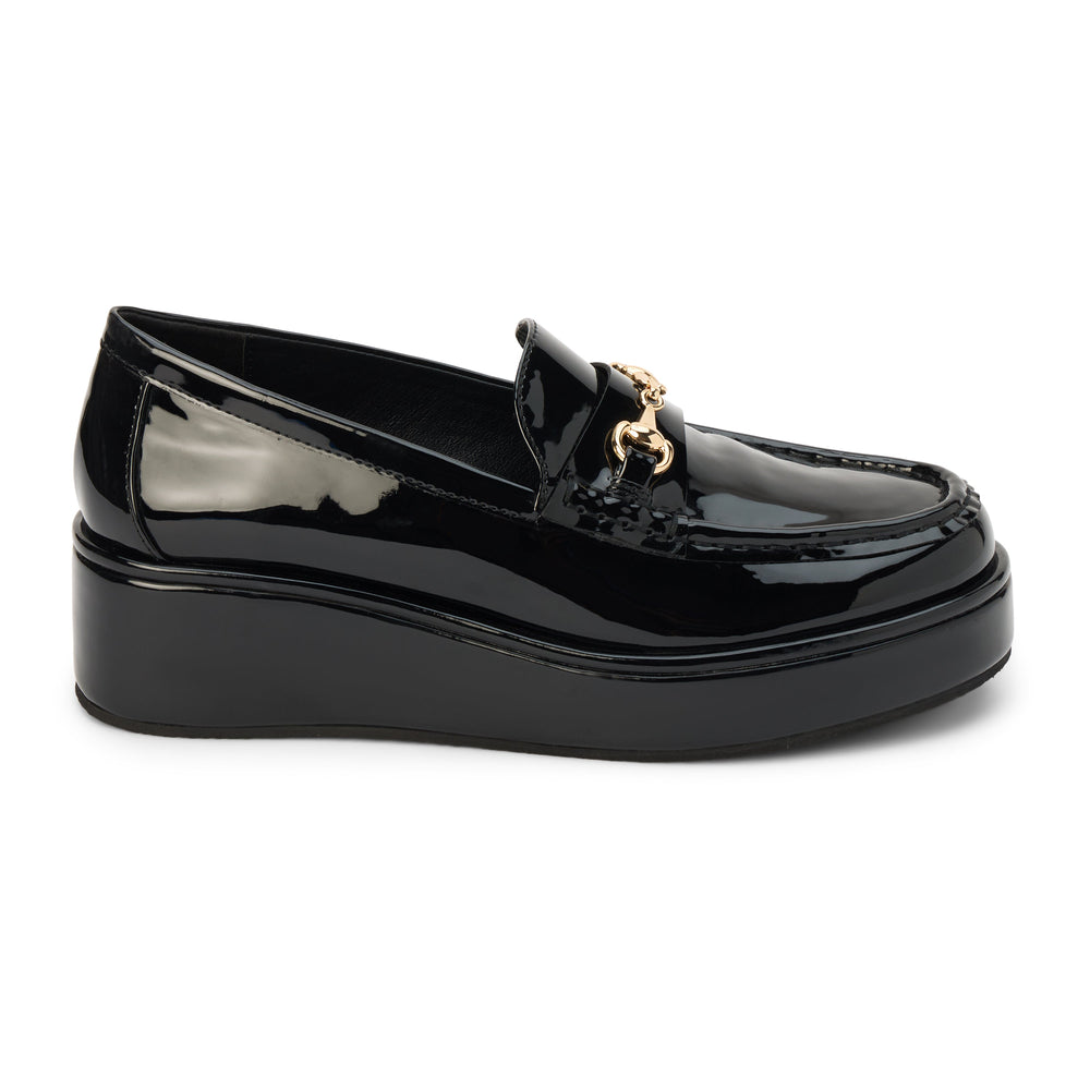 Black Patent Kimbra platform loafer Matisse Footwear US