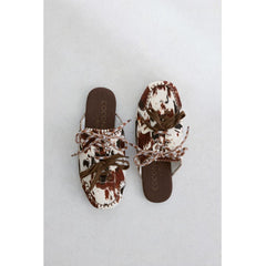 Brown/White Cow Hair Devyn sneaker mule Matisse Footwear Sale