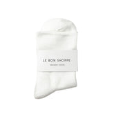 White Le bon shoppe sneaker socks Matisse Footwear On Sale