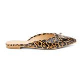 Leopard Patent Reggie flat mule Matisse Footwear New