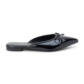 Black Patent Reggie flat mule Matisse Footwear US