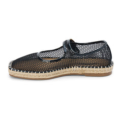 Black Mesh Meg mary jane flat Matisse Footwear Online