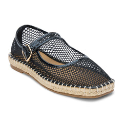 Black Mesh Meg mary jane flat Matisse Footwear Online