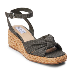 Black Ibiza wedge sandal Matisse Footwear Online
