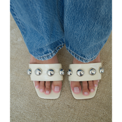 Cream Theo heeled sandal Matisse Footwear Outlet