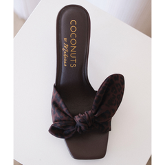 Dark Brown Leopard Uptown heeled sandal Matisse Footwear Online Shop