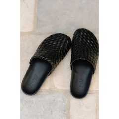 Black Eileen woven mule Matisse Footwear For Sale
