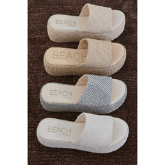 Silver Speckle Pismo platform sandal Matisse Footwear Outlet
