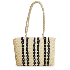 Natural/Black Catamaran tote bag Matisse Footwear US