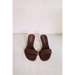Chocolate Poppy heeled sandal Matisse Footwear New