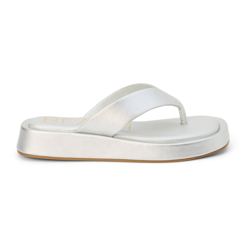 Silver Mallorca flip flop sandal Matisse Footwear Online
