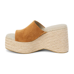 Cognac Sorrento wedge sandal Matisse Footwear Sale