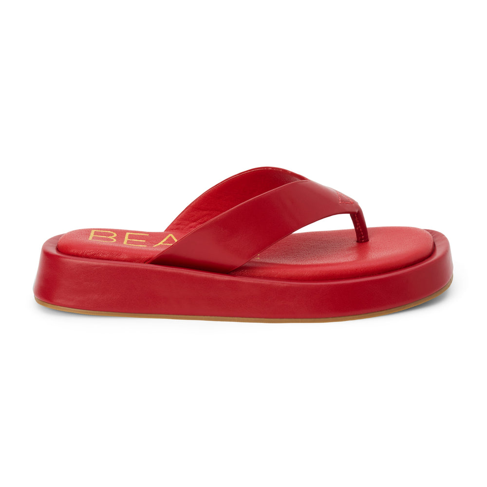Red Mallorca flip flop sandal Matisse Footwear Online