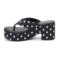 Black Polka Dot Bonnie platform sandal Matisse Footwear Discount