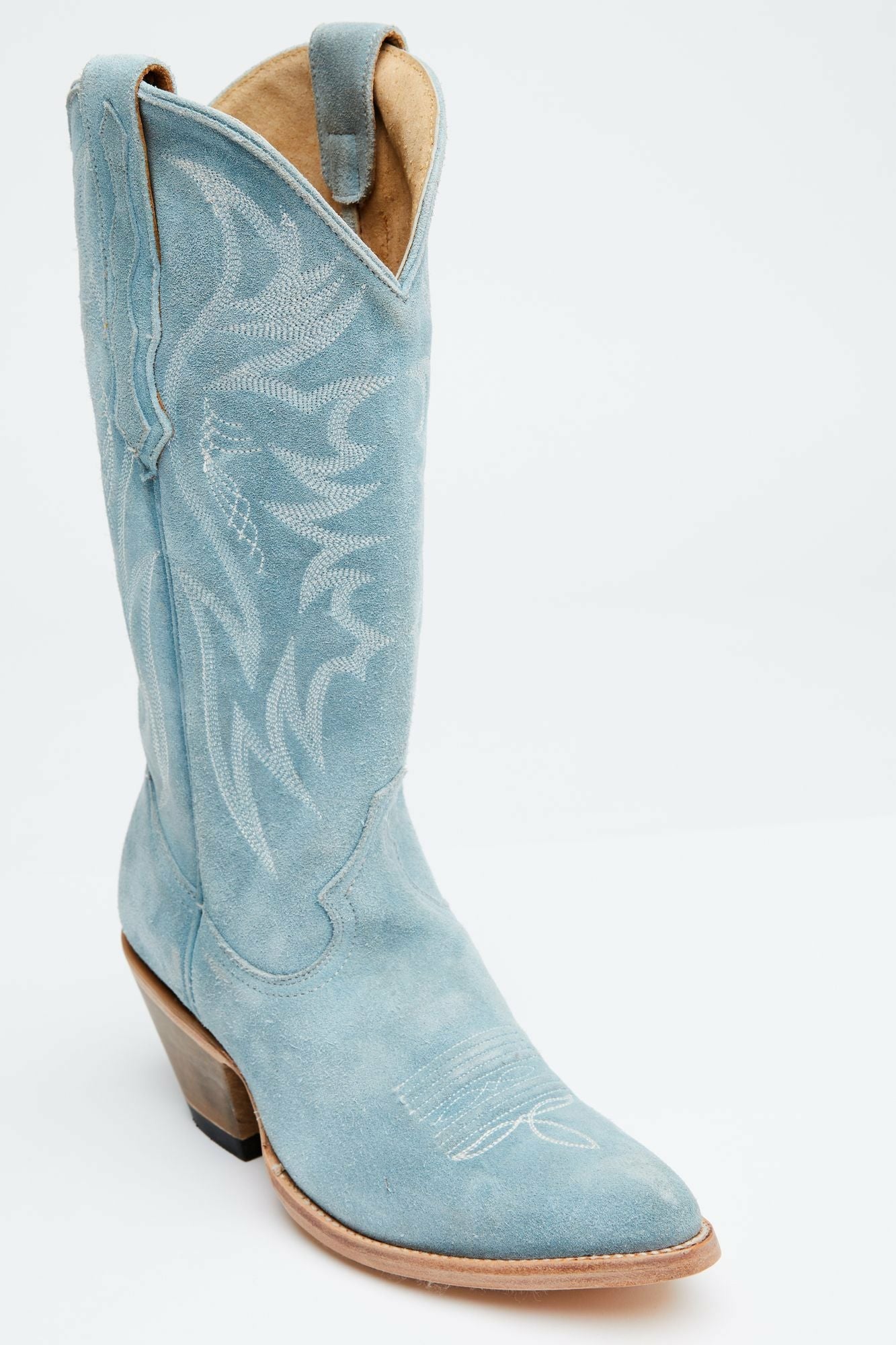 Idyllwind Charmed Life Blue Suede Western Boots - Round Toe