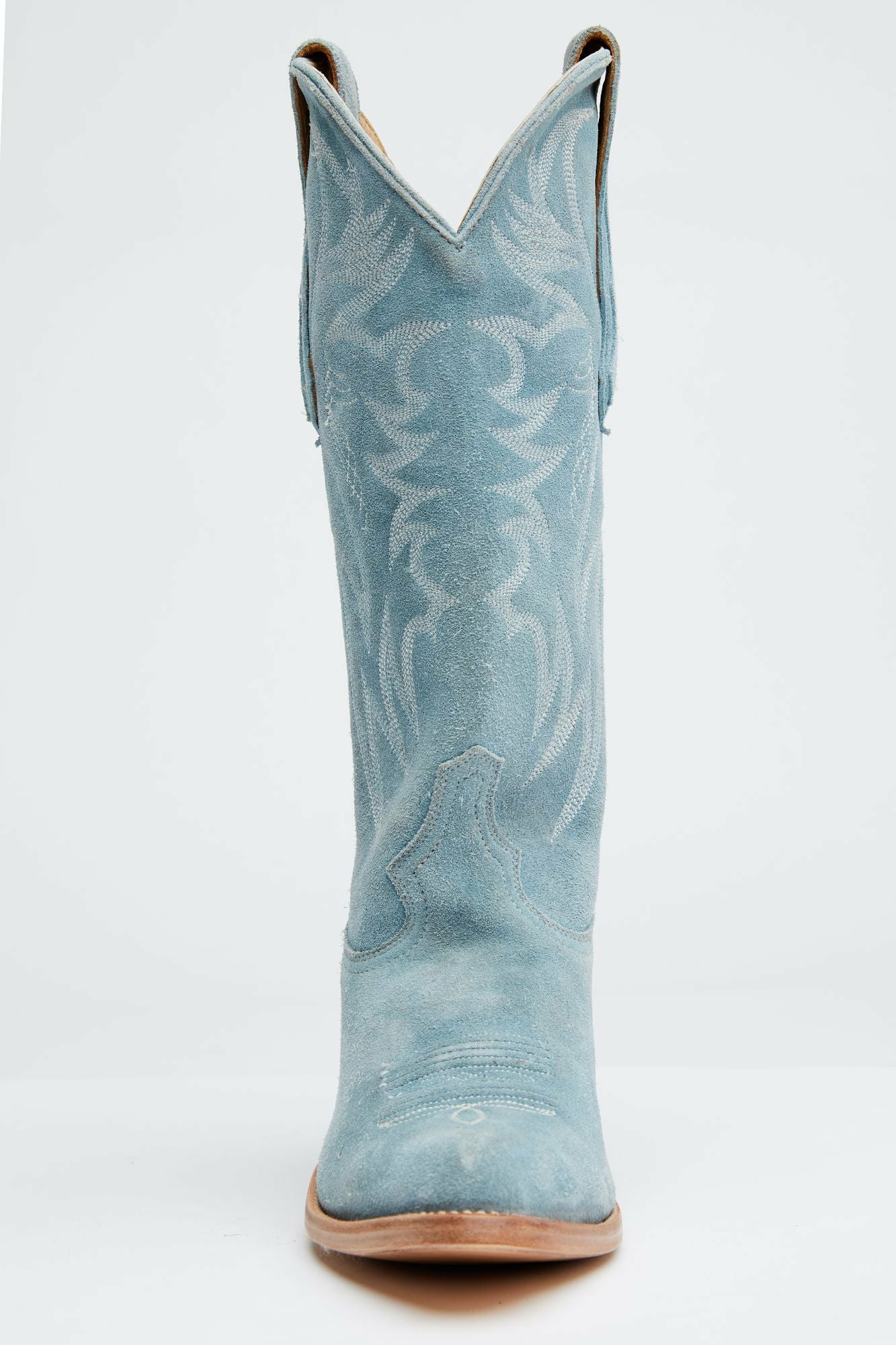 Idyllwind Charmed Life Blue Suede Western Boots - Round Toe