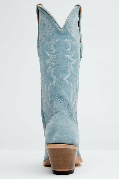 Idyllwind Charmed Life Blue Suede Western Boots - Round Toe