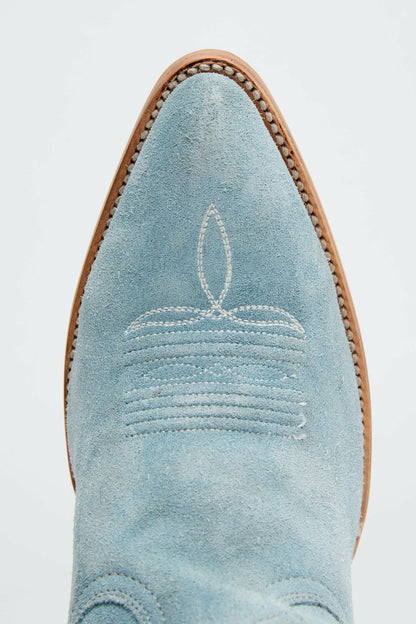 Idyllwind Charmed Life Blue Suede Western Boots - Round Toe