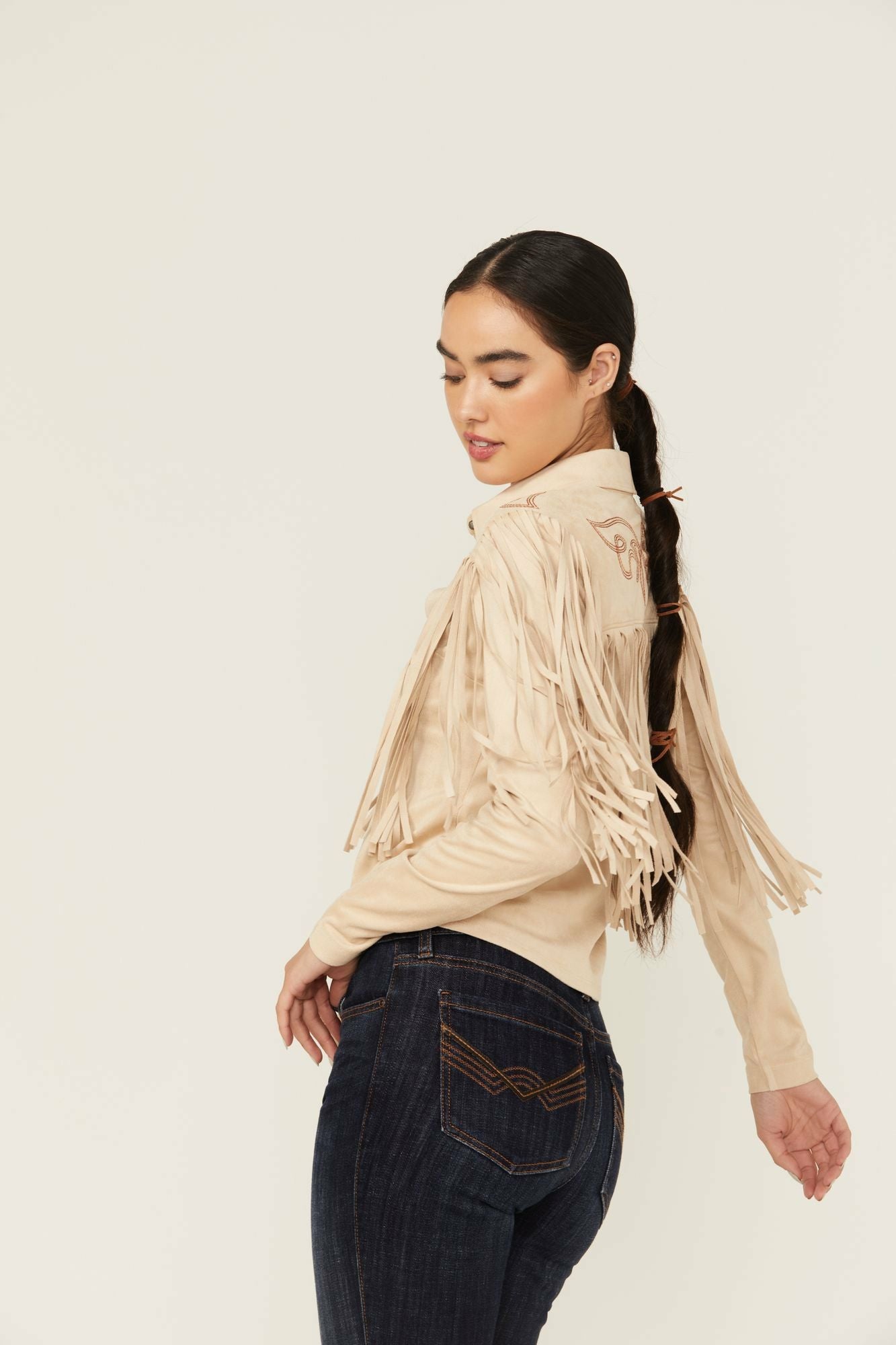 Idyllwind Fringe Embroidered Long Sleeve Button-Down Western Shirt