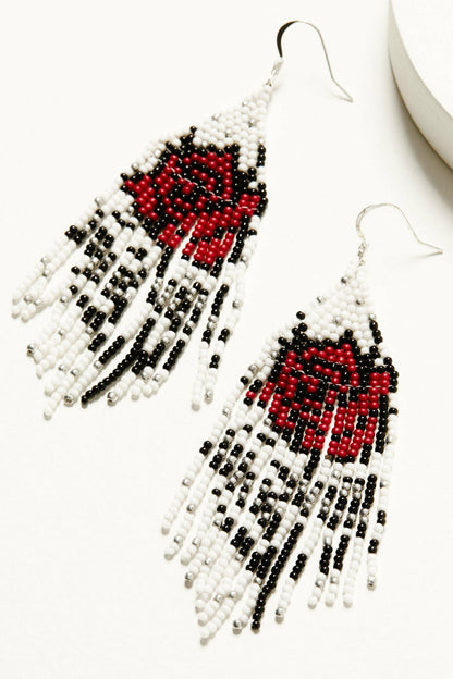 Idyllwind Carla Rose Beaded Fringe Earrings