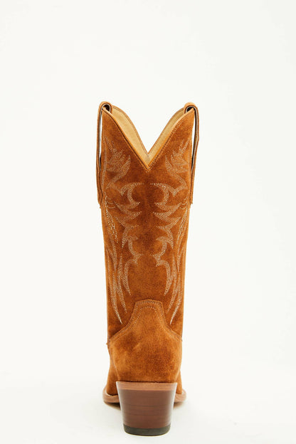 Idyllwind Charmed Life Cognac Suede Western Boots - Round Toe