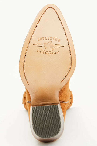 Idyllwind Charmed Life Cognac Suede Western Boots - Round Toe