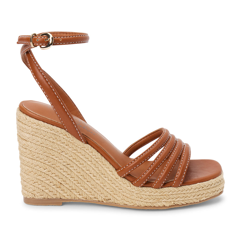 Cognac Sunnie wedge sandal Matisse Footwear New