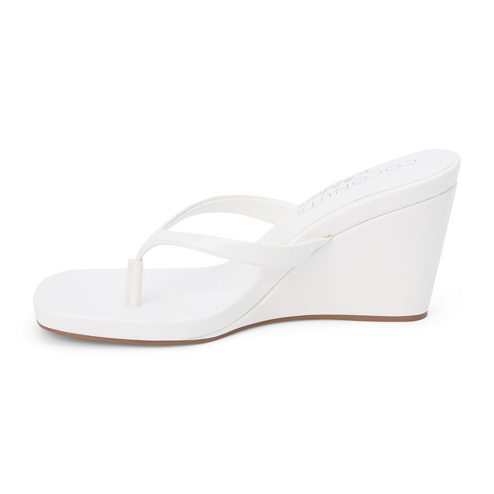 White Murphy wedge sandal Matisse Footwear Online