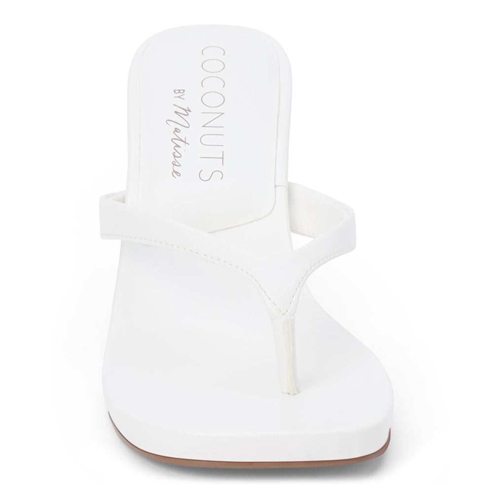 White Murphy wedge sandal Matisse Footwear Online