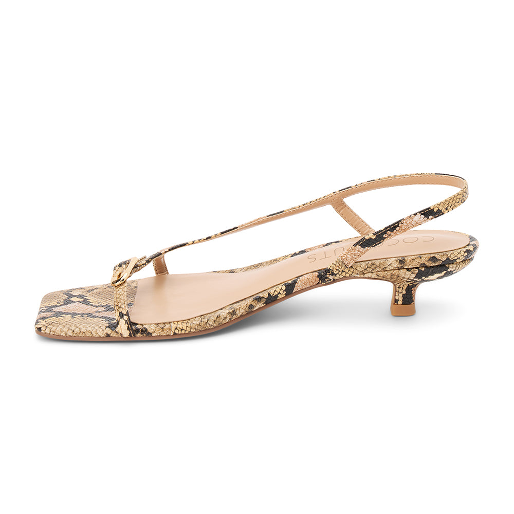 Tan Multi Snake Fernando heeled sandal Matisse Footwear Online Shop