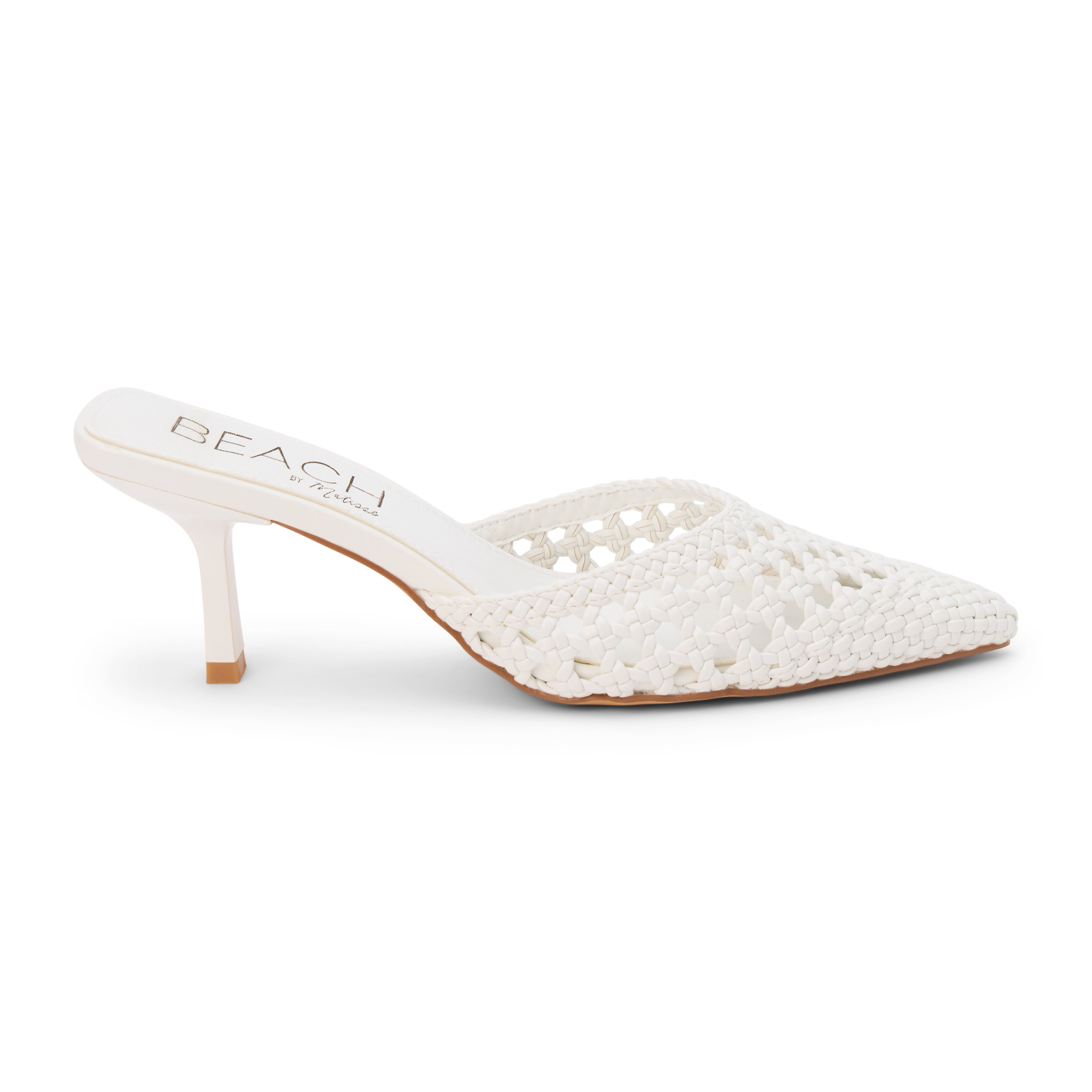 White Tia heeled mule Matisse Footwear On Sale