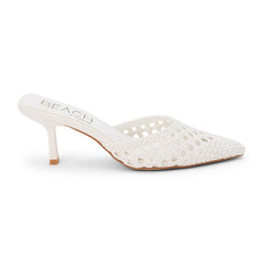 White Tia heeled mule Matisse Footwear On Sale