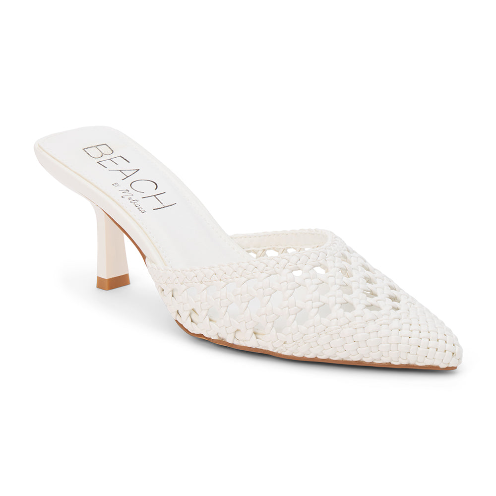 White Tia heeled mule Matisse Footwear On Sale