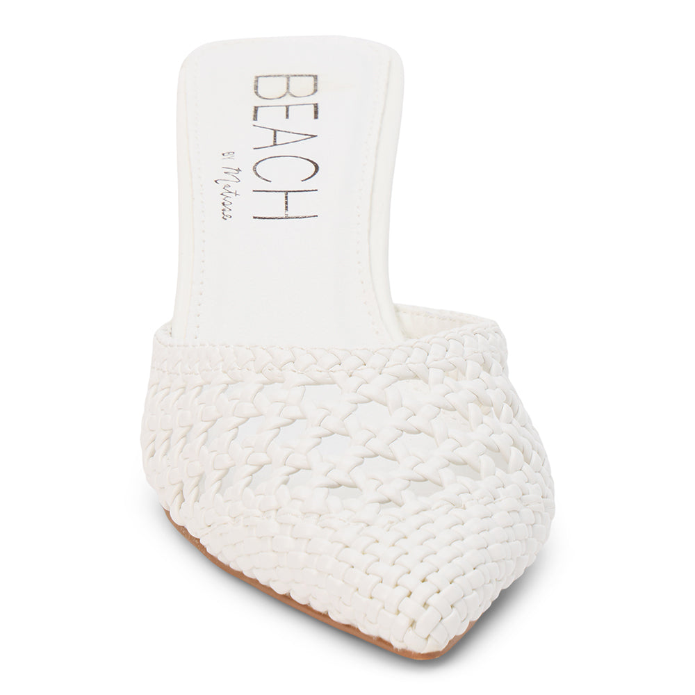 White Tia heeled mule Matisse Footwear On Sale