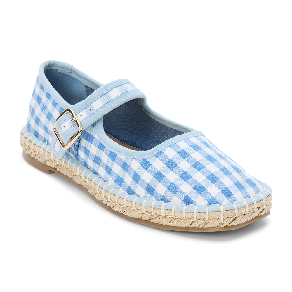 Blue Gingham Meg mary jane flat Matisse Footwear New