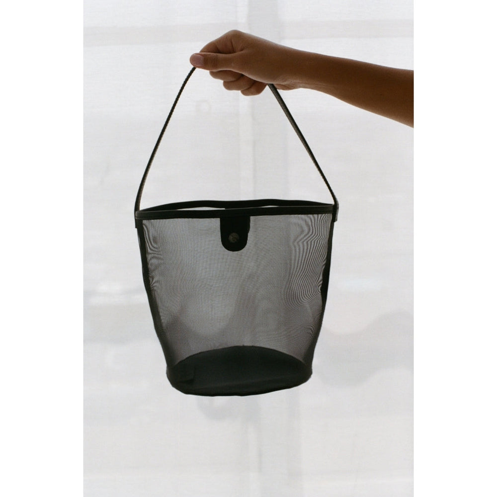 Black Vancouver mesh bucket bag Matisse Footwear On Sale