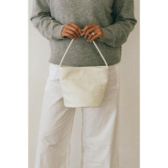 Ivory Vancouver woven bucket bag Matisse Footwear Sale