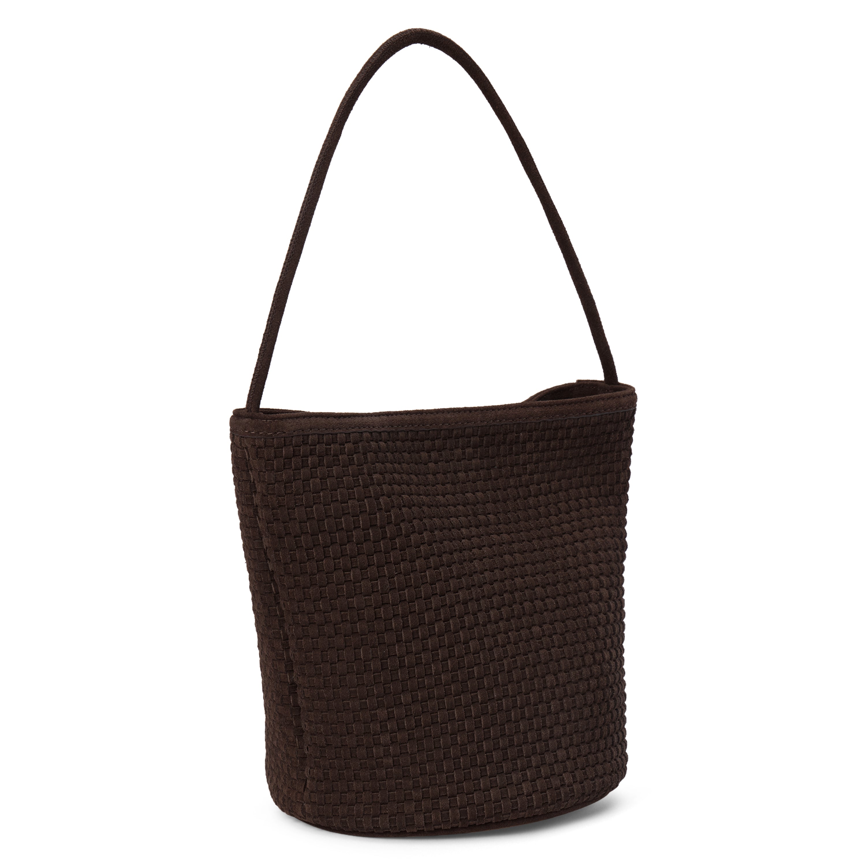 Chocolate Vancouver woven bucket bag Matisse Footwear Outlet