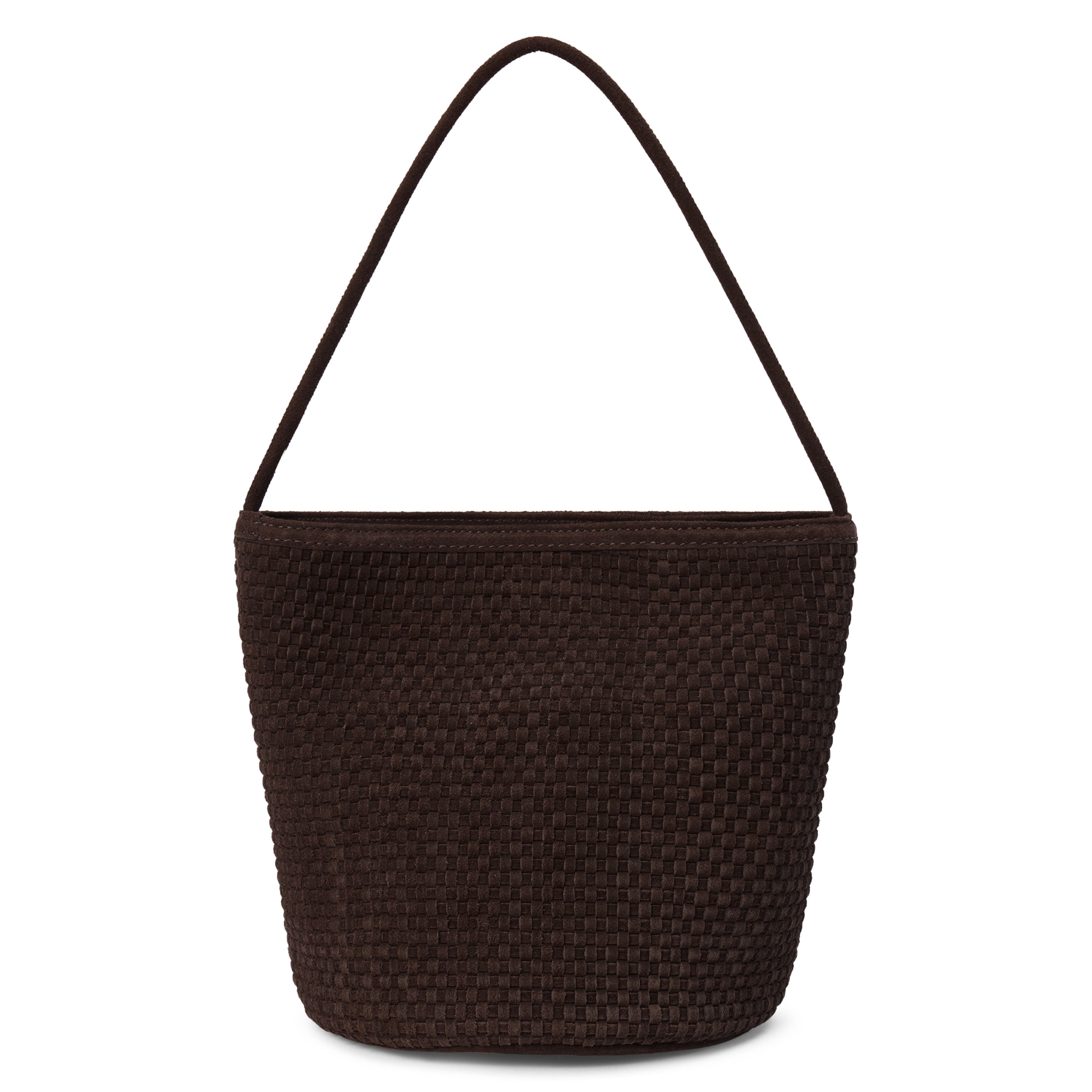 Chocolate Vancouver woven bucket bag Matisse Footwear Outlet