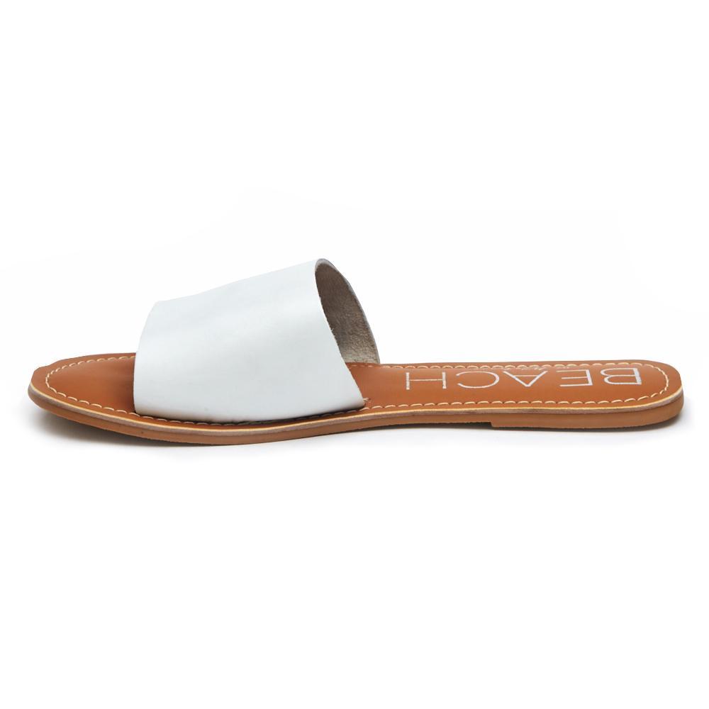 White Leather Cabana slide sandal Matisse Footwear New